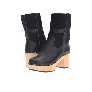 Swedish Hasbeens short hippie boots